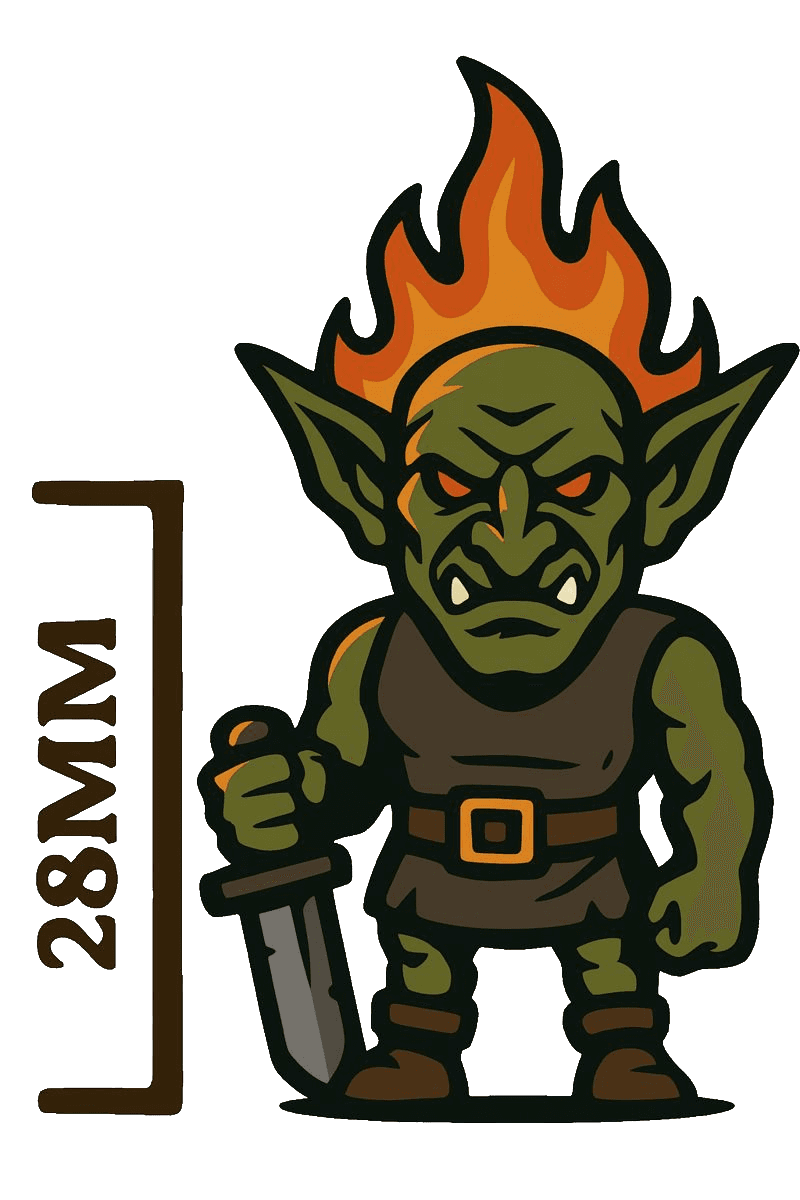 Porównanie skal figurek