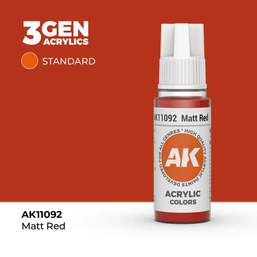 Matt Red 18 ml