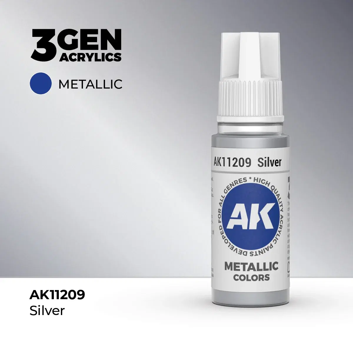 Silver Metallic 18 ml - 1