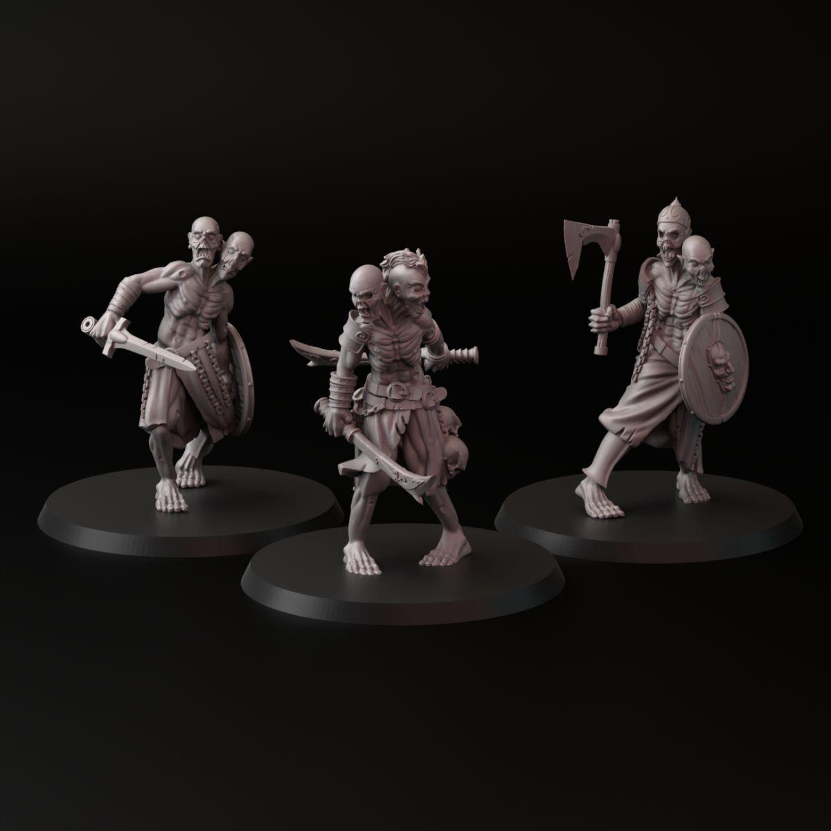 Zombi z Dwoma Głowami – Zestaw Figurek