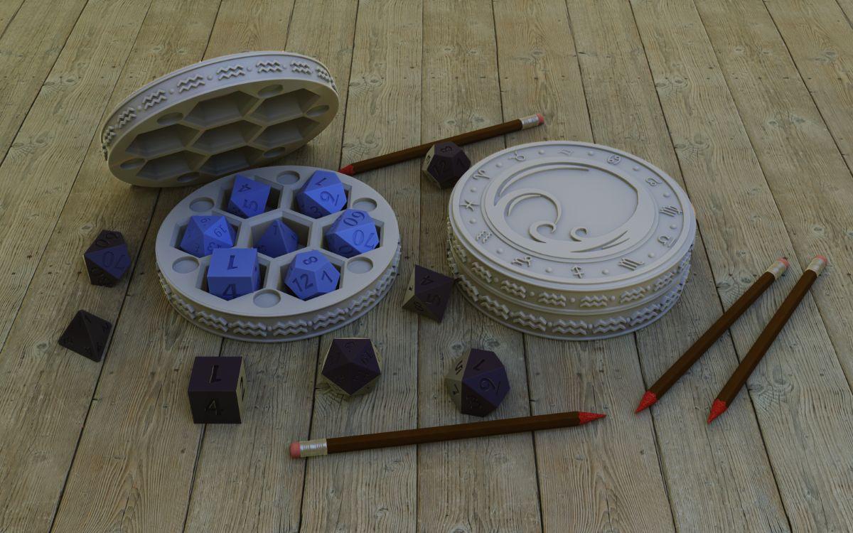 Pojemnik na Kości Zodiak Wodnik