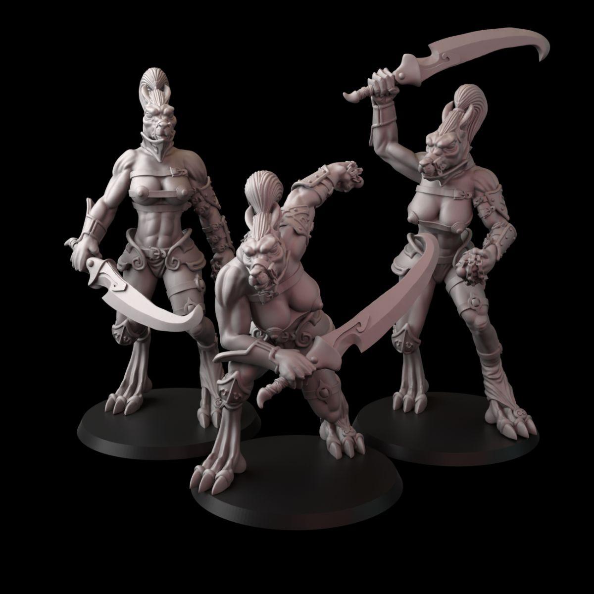 Kobiety Wilkołaki – Zestaw Figurek