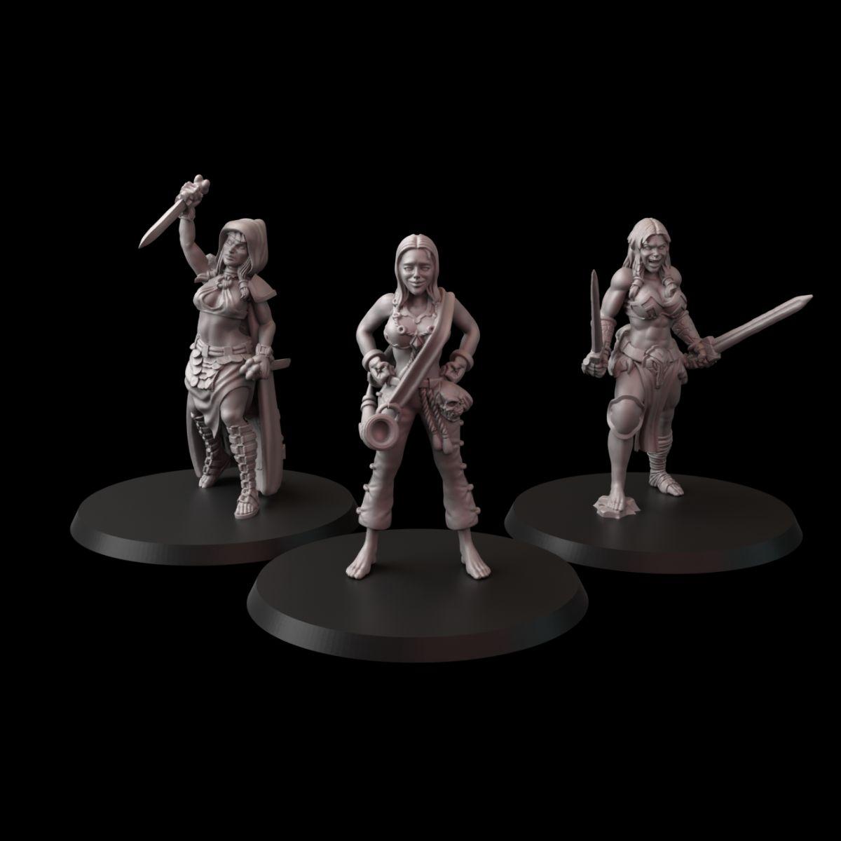 Amazonki – Wojowniczka, Bard i Złodziejka