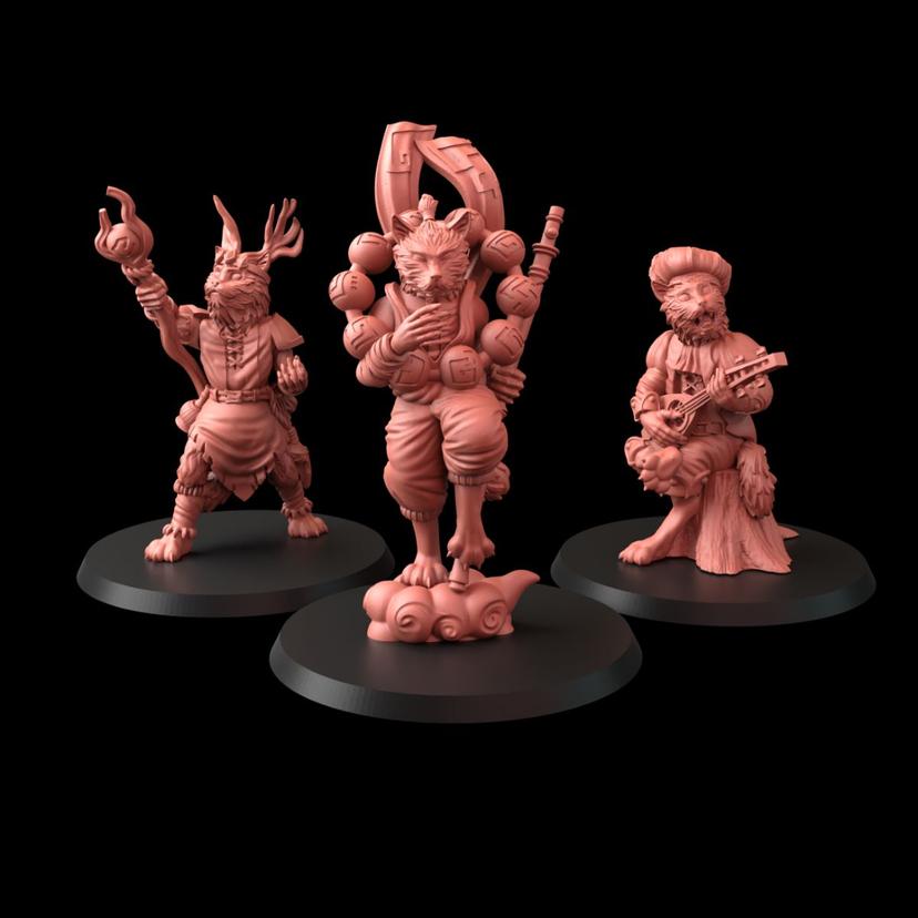 Zwierzęcy Bard, Mag i Druid