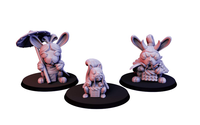 Króliczo-Wiewiórcze Postacie