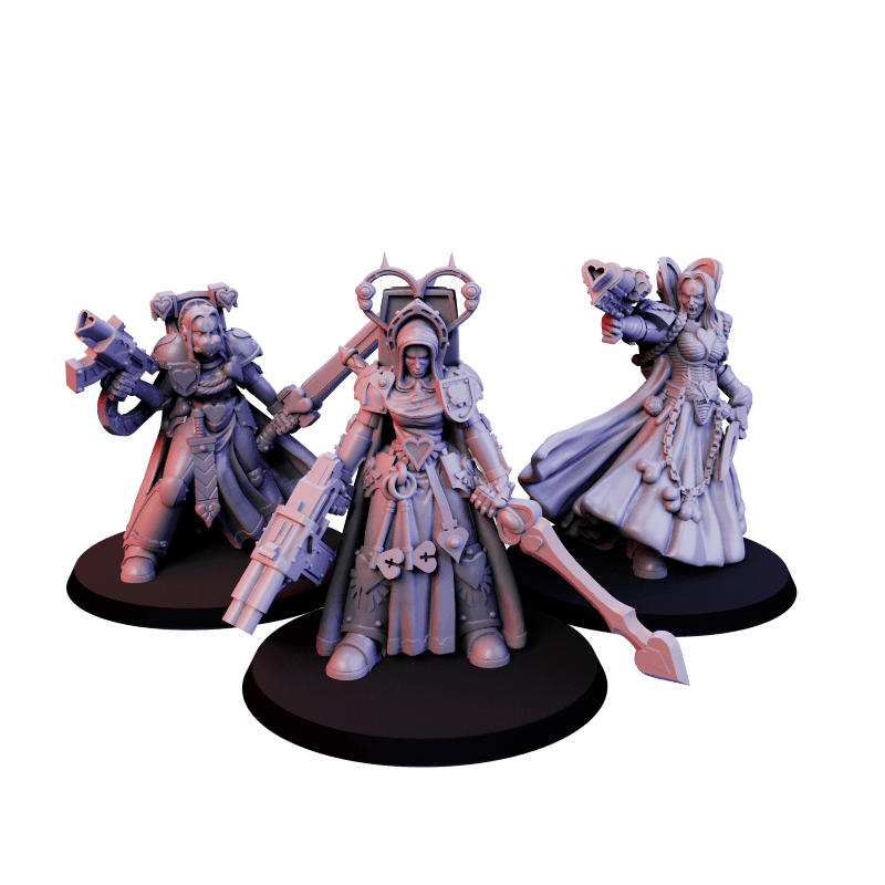 Żołnierze Space Marines z Elementami Serduszek