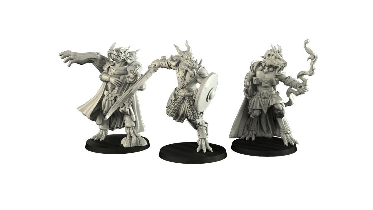 Banda Jaszczuroludzi – Wojownik, Bard i Łucznik