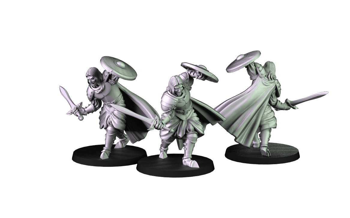 Wojownik z Mieczem i Tarczą