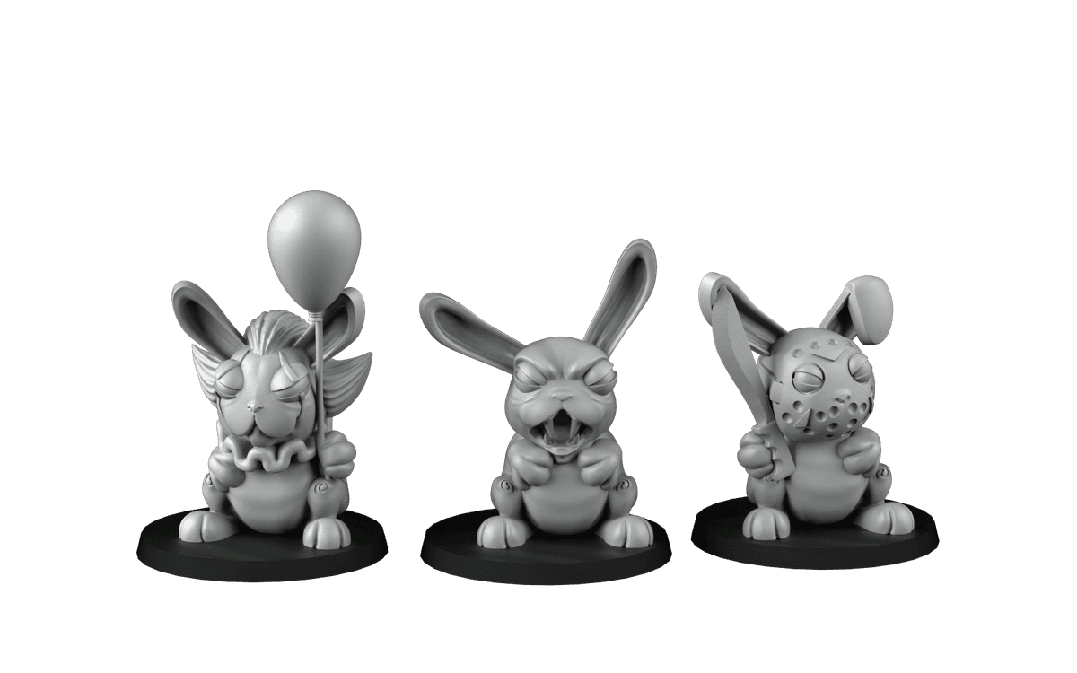 Zestaw Figurek Królików do Gier Planszowych