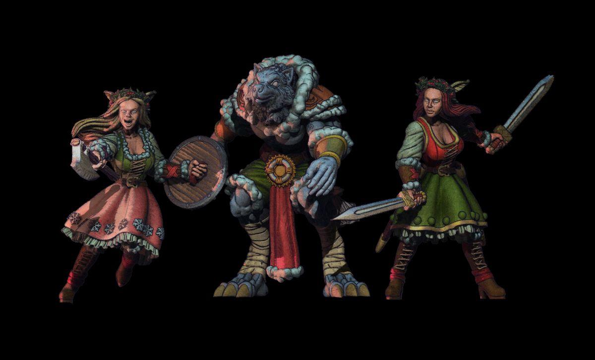 Świąteczna Edycja Wilkołaka z Elfami