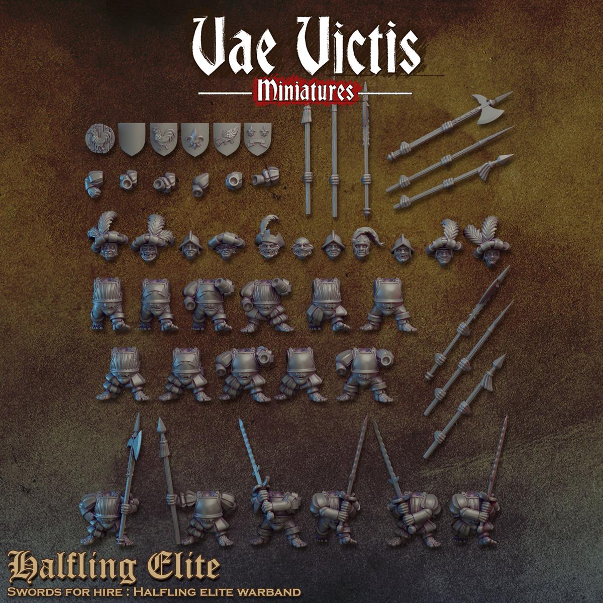 Modułowy Zestaw Figurek Elity Niziołków