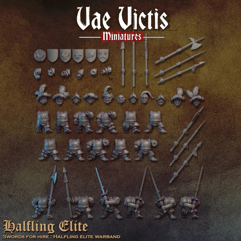 Modułowy Zestaw Figurek Elity Niziołków