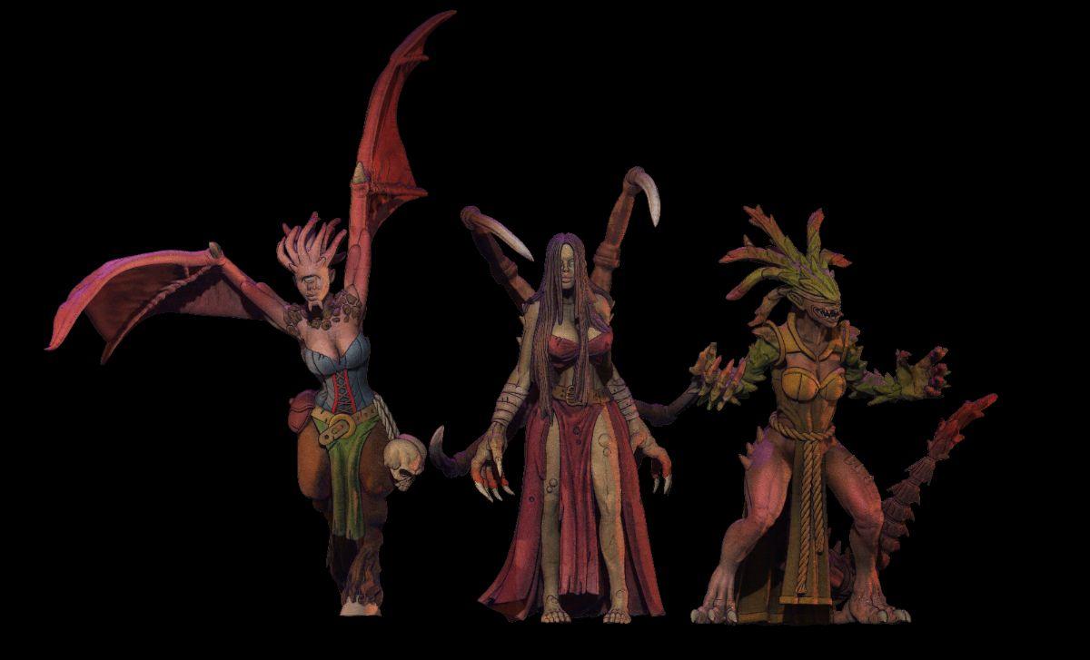 Modele Kobiet z Mutacjami Chaosu