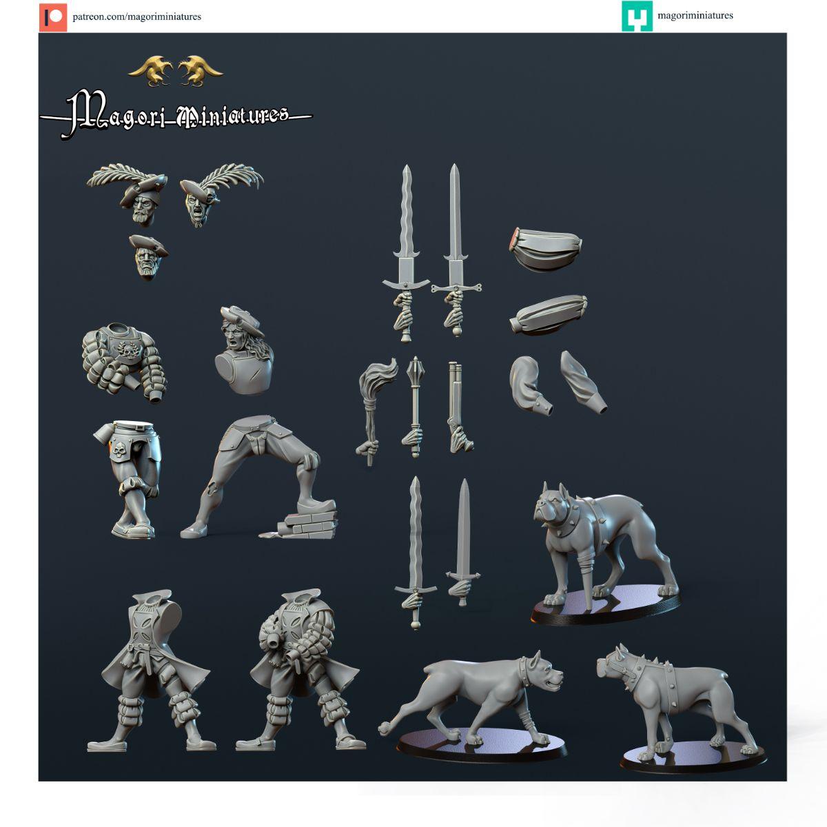 Zestaw Czempionów Reiklandu z Psami