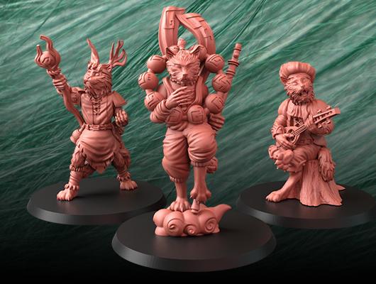 Zestaw Figurek – Fantasy Kocia Banda