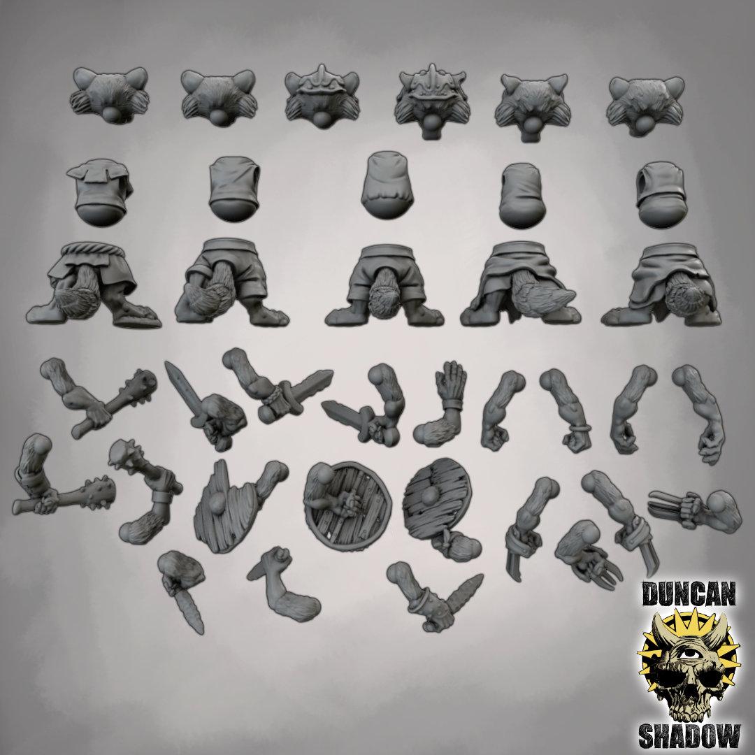 Modułowy Zestaw Szopów Wojowników