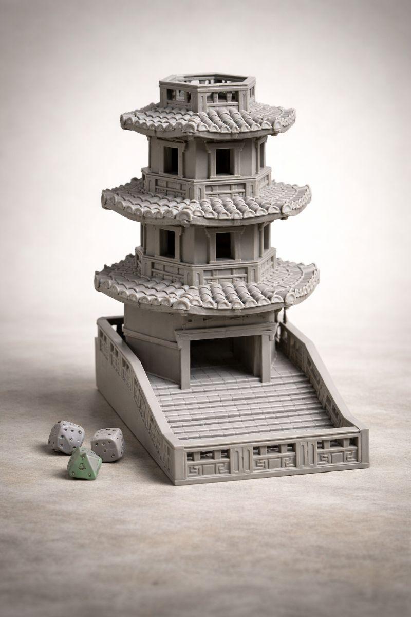 Wieża do Rzucania Kości – Styl Pagody