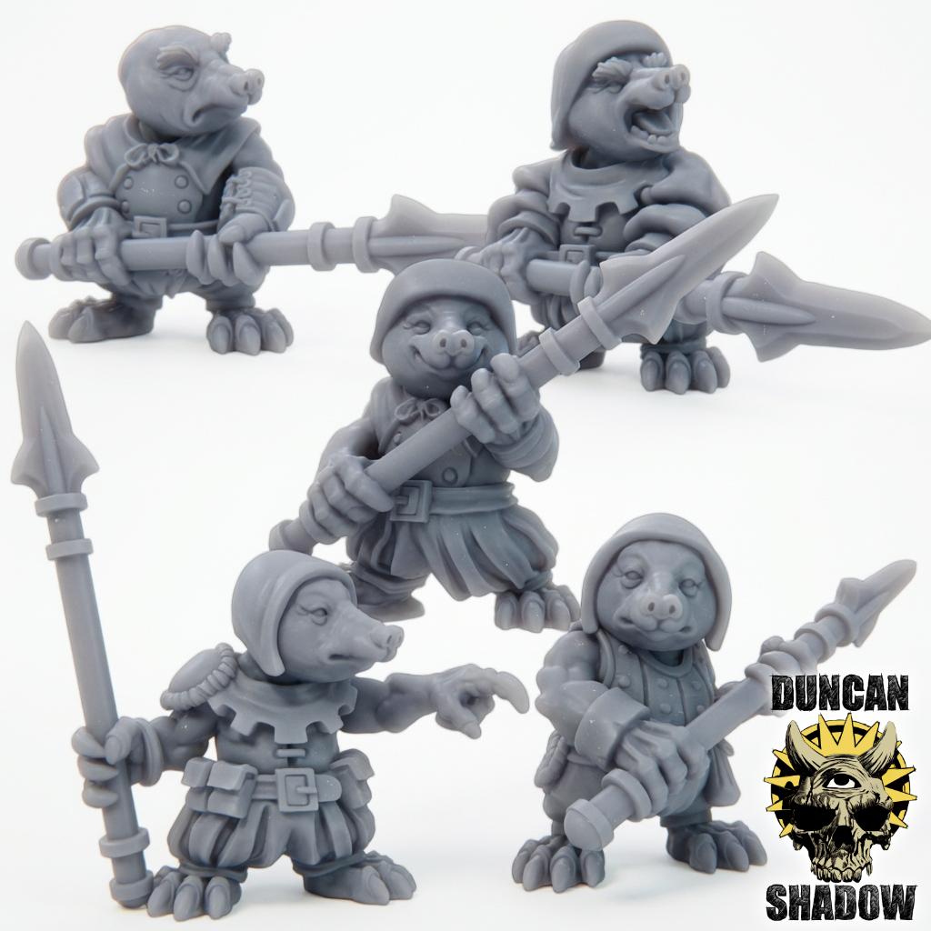 Kretoludzie z Włóczniami