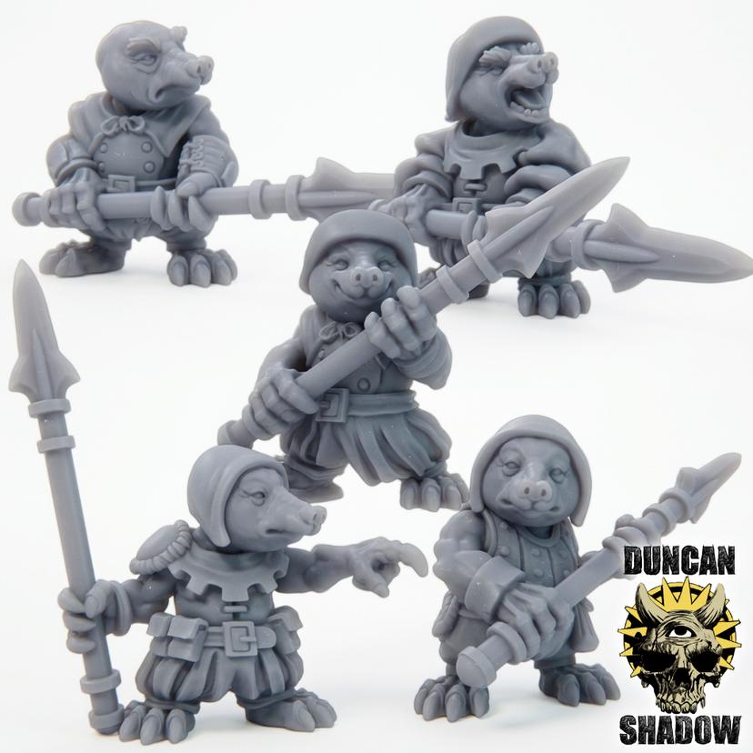 Kretoludzie z Włóczniami