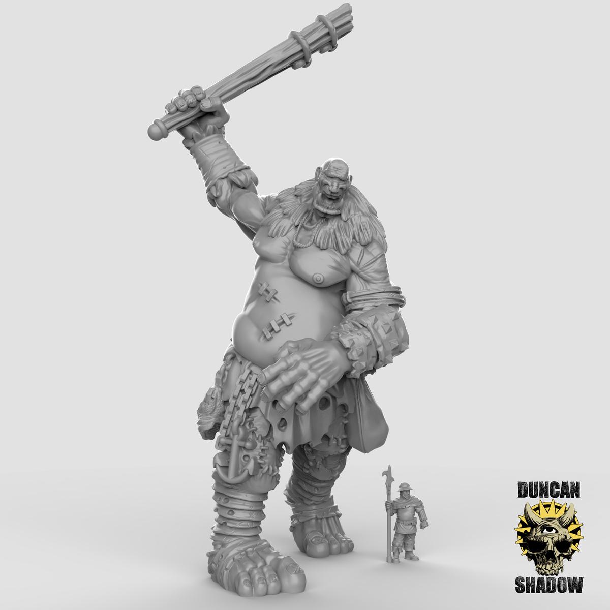 Kolosalny cyklop z Maczugą