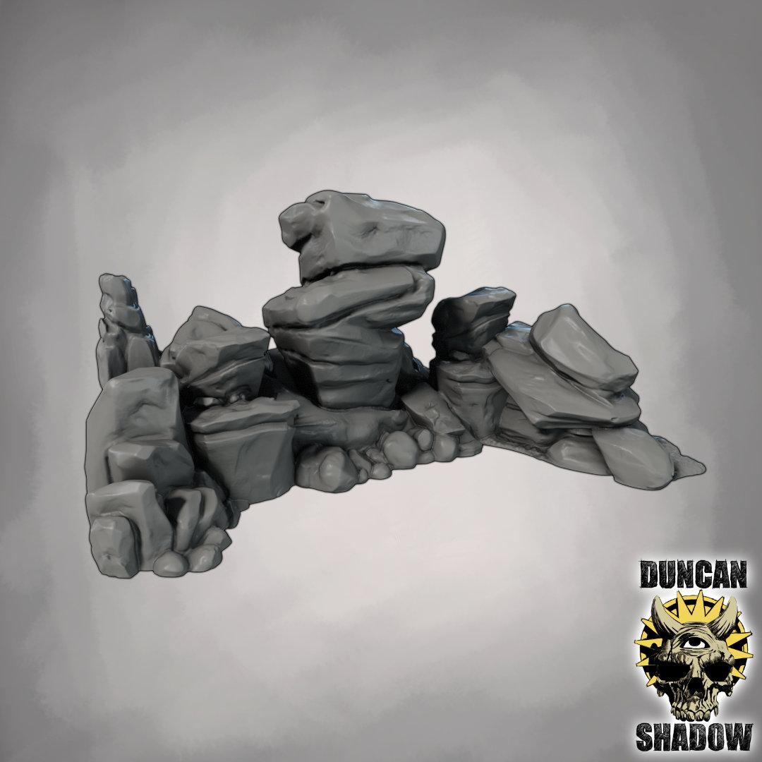 Ścianki Skalne - Zestaw Terenu - 3