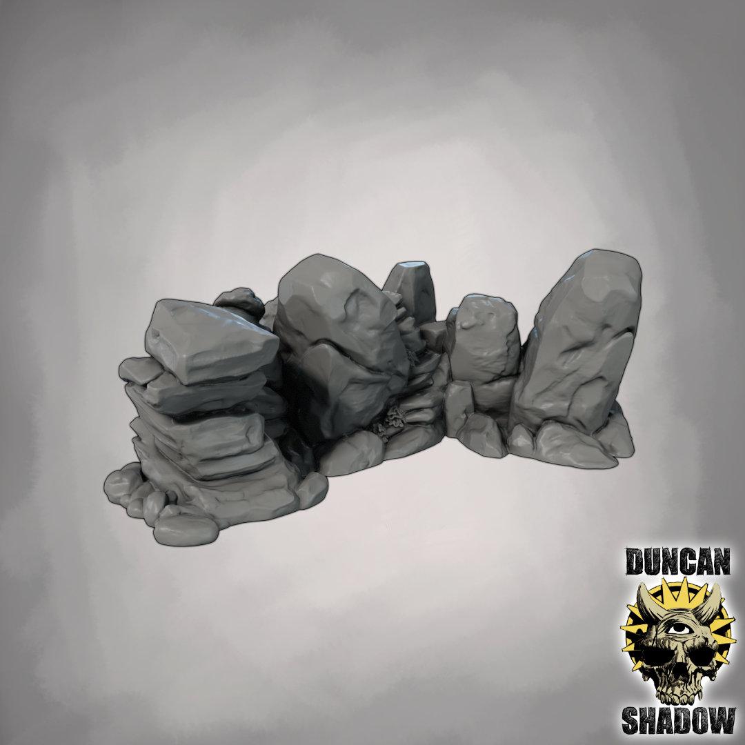 Ścianki Skalne - Zestaw Terenu - 6