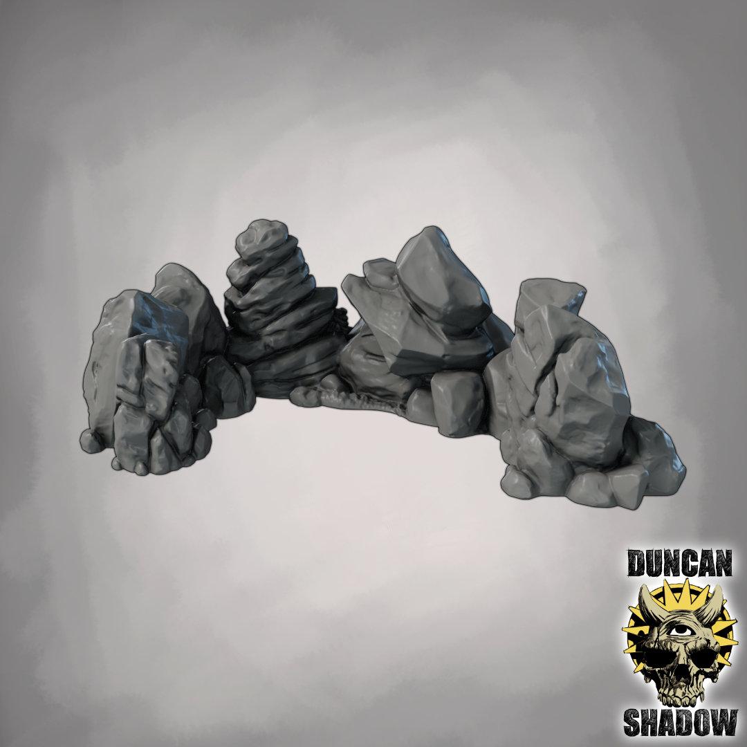 Ścianki Skalne - Zestaw Terenu - 4