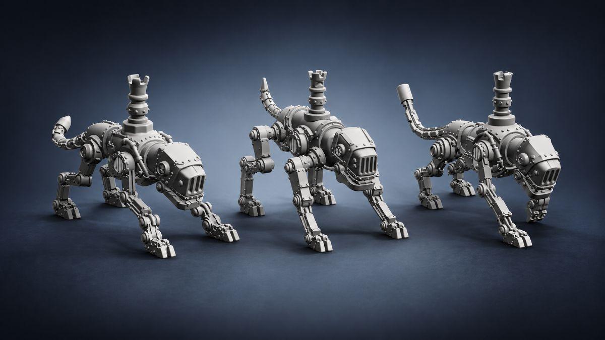 Mechaniczne Zwierzęta Steampunkowe