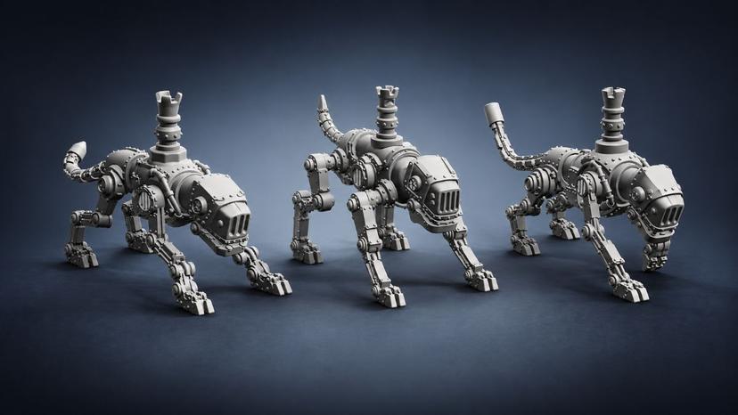 Mechaniczne Zwierzęta Steampunkowe